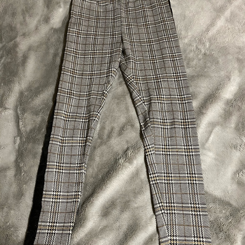 Plaid pants from treasure and bond
